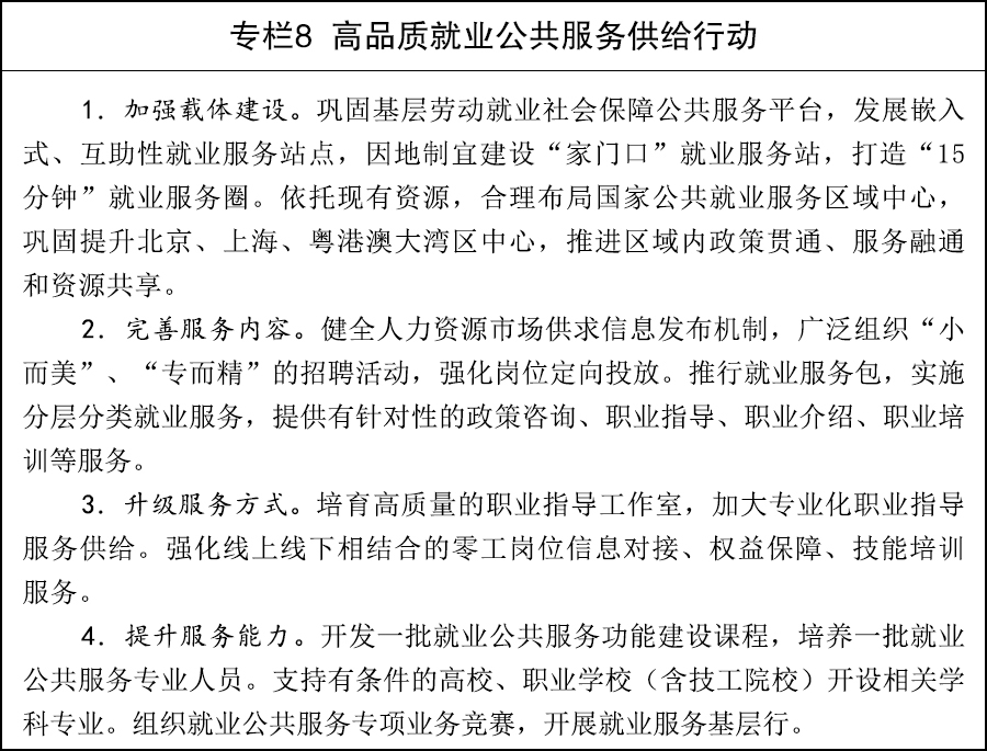 国务院：“十五五”时期实施稳岗扩容提质行动适应人工智能发展促进就业创业(图8)